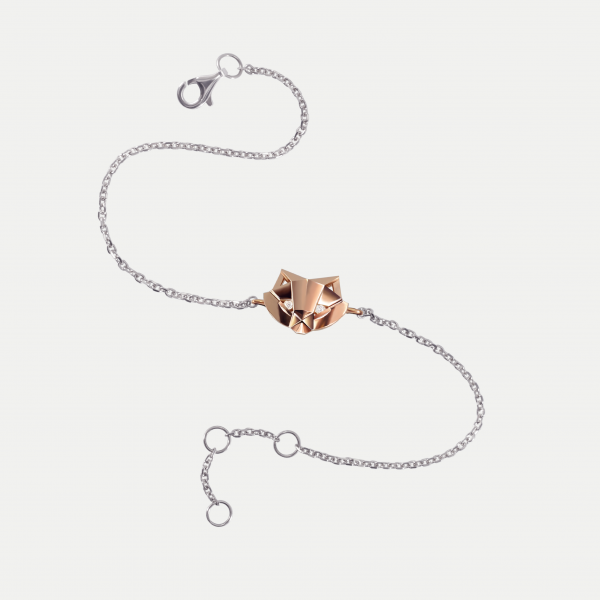 Bracelet Chat sur chaine