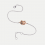 Bracelet Chat sur chaine