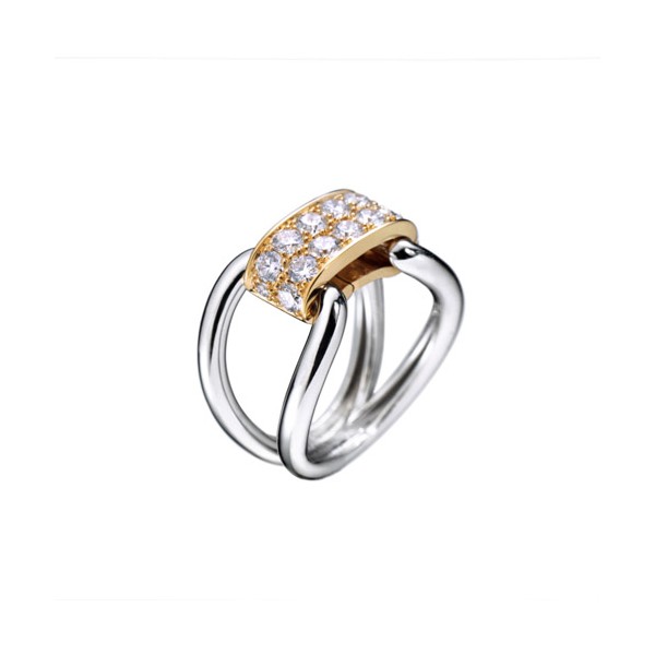 Lien PARIS207 Diamants sur Or Jaune interchangeable