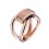 Bague PARIS207 Or rose Lien interchangeable