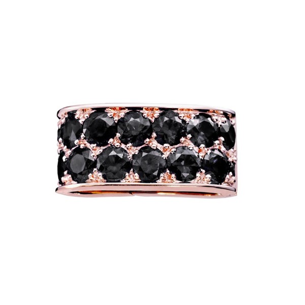 Lien PARIS207 Diamant noir sur Or rose